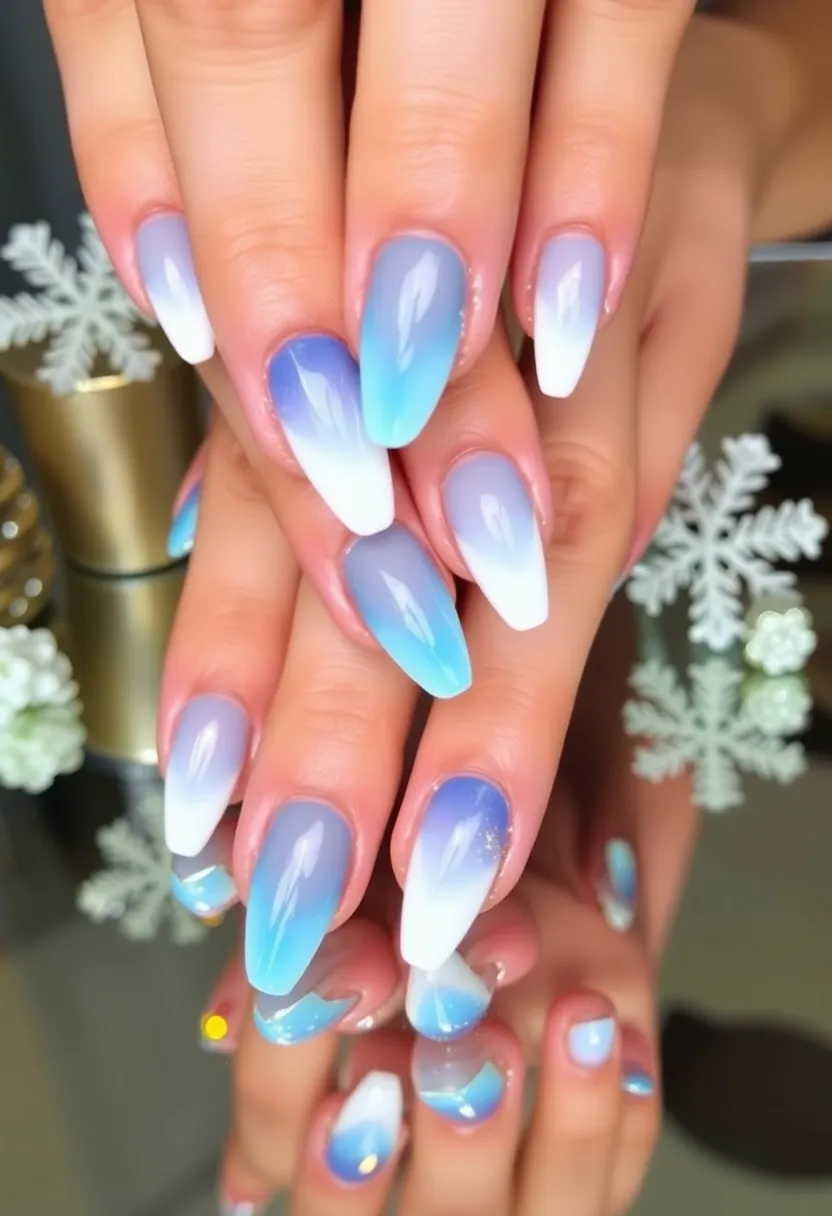 Join the 15-Day January Nails Challenge: 15 Days of Fun Nail Designs! - Day 3: Frosty Ombre