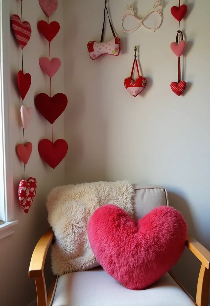 12 Cozy Valentine's Day Home Decor Ideas You Can't Miss This Year! - 6. Heart-Shaped Accents