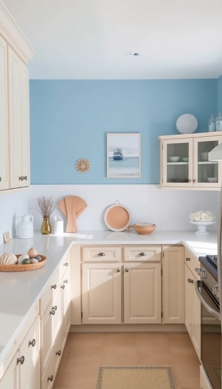 20 Vibrant Kitchen Color Palettes That Will Make You Smile Every Time You Cook! - 13. Serene Ocean Hues