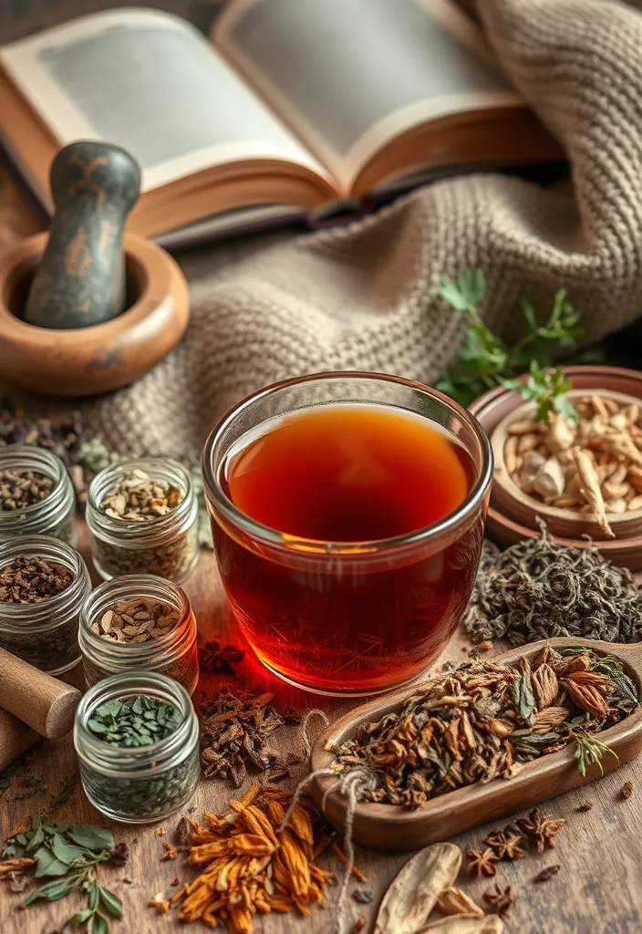 14 Self Care Rituals You Must Try This February (Transform Your Mood Instantly!) - 13. Herbal Tea Blending