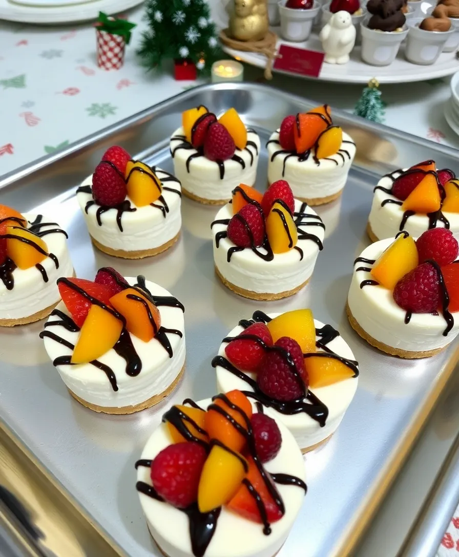 22 Easy Christmas Desserts You Can Make in Under 30 Minutes! - 5. Mini Cheesecakes