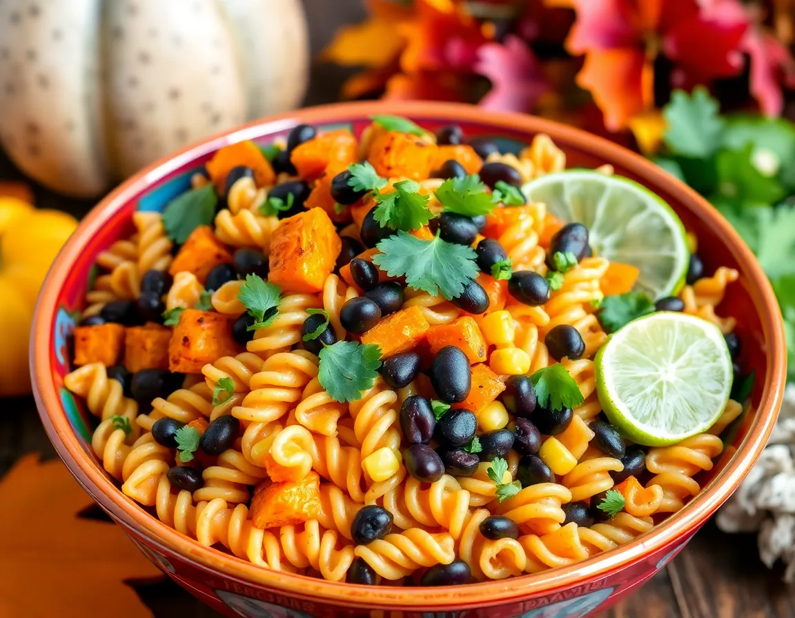 13 Seasonal Pasta Salad Recipes That Celebrate Fresh Ingredients All Year Long! - 13. Sweet Potato and Black Bean Pasta Salad