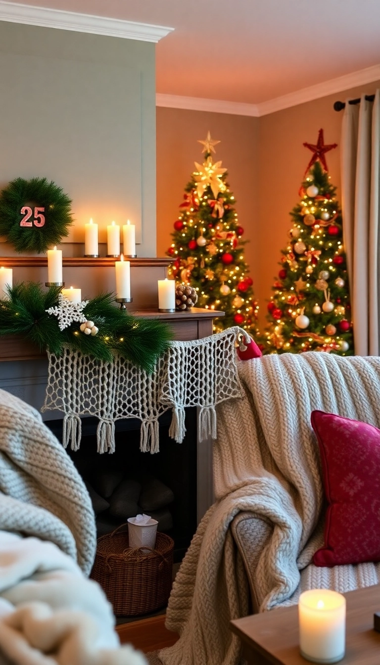 21 DIY Christmas Garland Ideas That Will Transform Your Home This Holiday Season! - 6. DIY Knit Garland