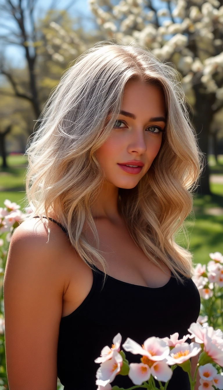 23 Wolf Cut Hair Ideas That Will Transform Your Look Instantly! - 19. Layered Wolf Cut with Soft Waves