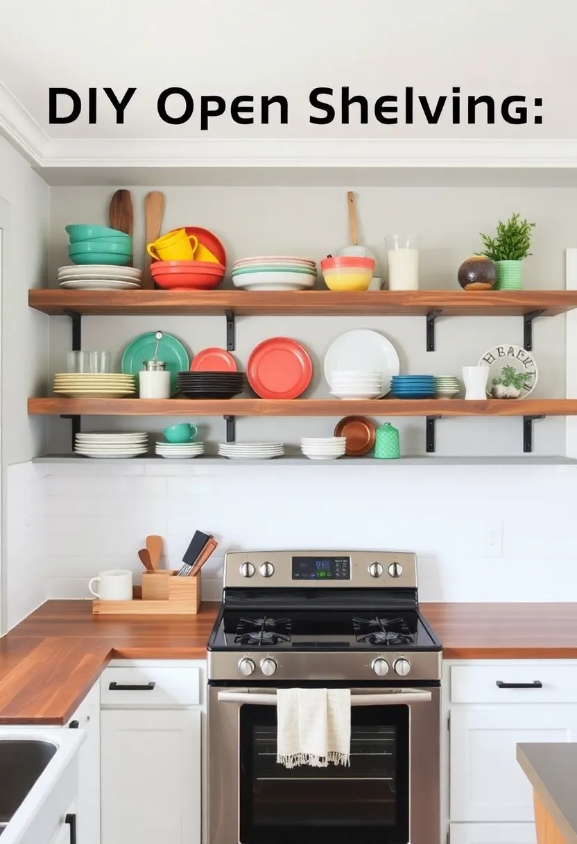 20 Kitchen Organization Hacks That'll Transform Your Space Instantly (You Won't Believe #15!) - 19. DIY Open Shelving