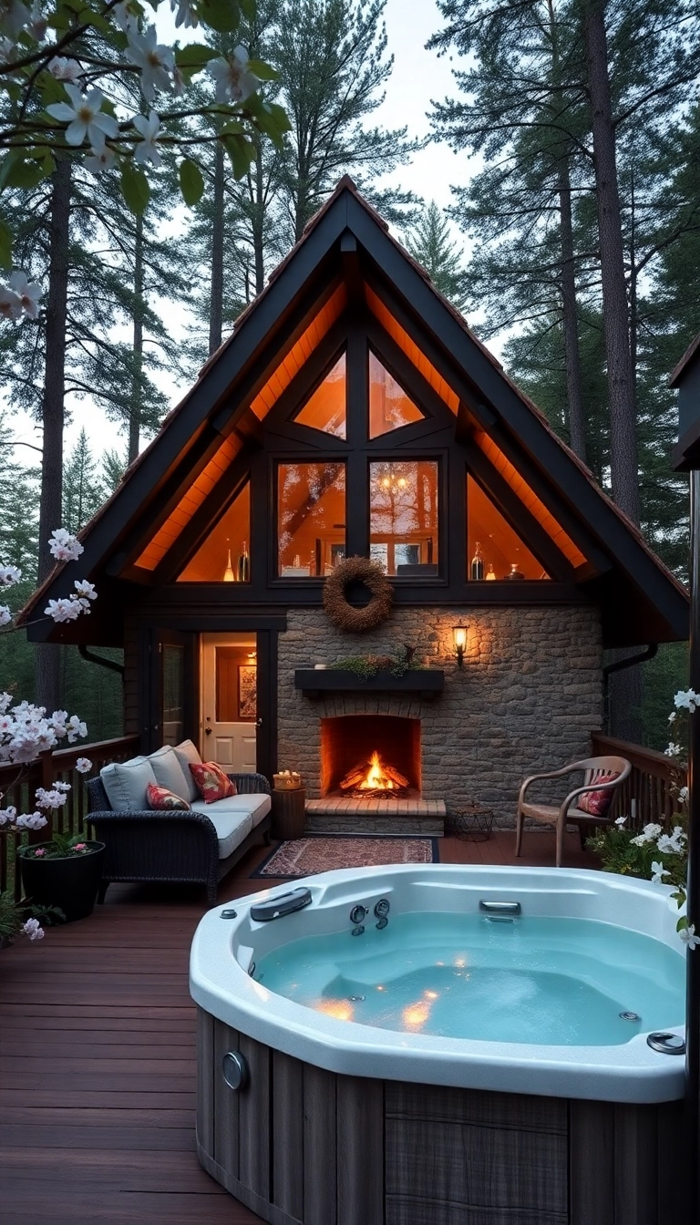 22 Rustic Chic A-Frame Cabins That Will Make You Fall in Love with Nature (You Won't Believe #5!) - 5. The Ultimate Romantic Getaway