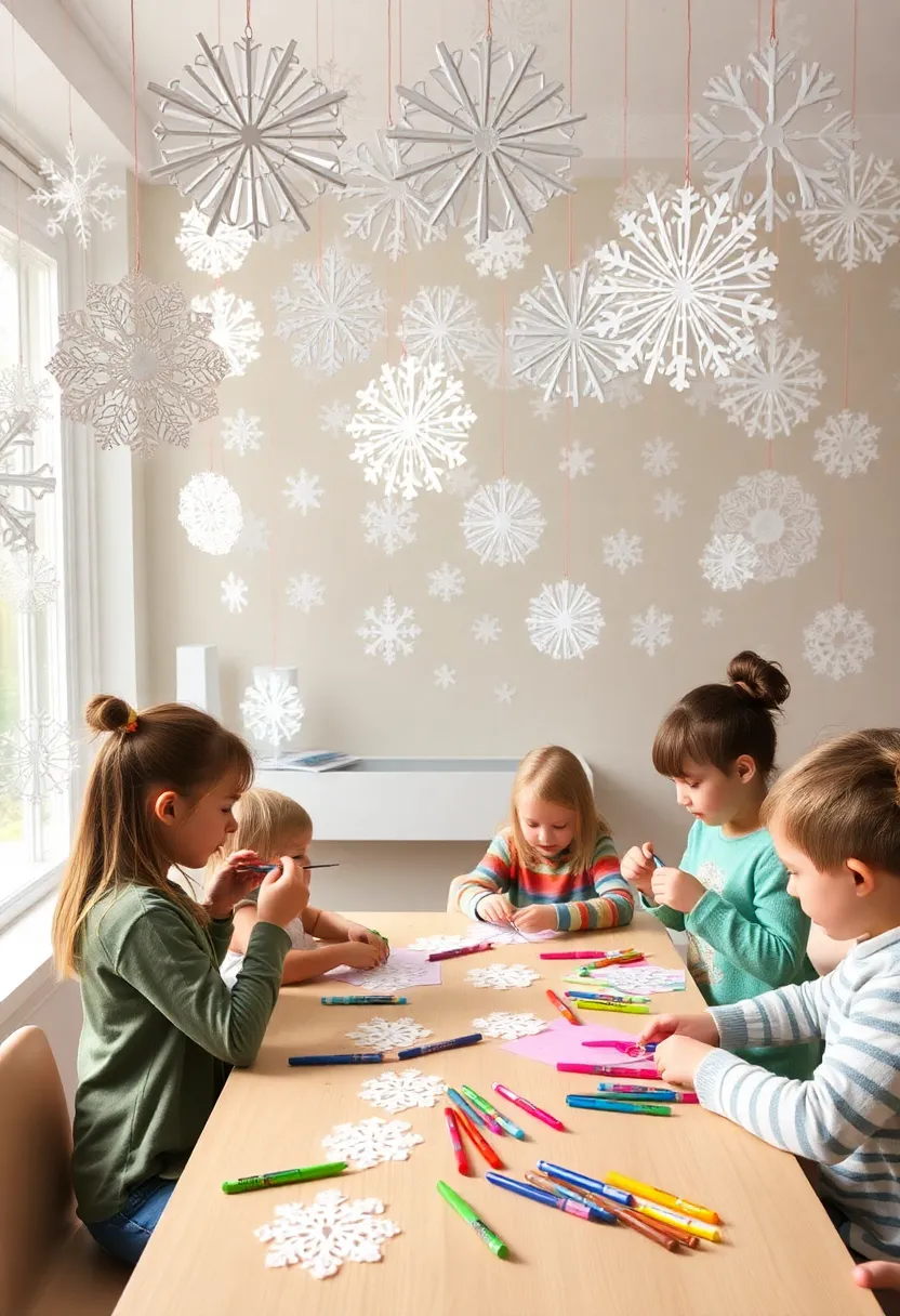 Winter Wonderland: January Preschool Crafts and Ideas This New Year! - 2. DIY Winter Snowflakes