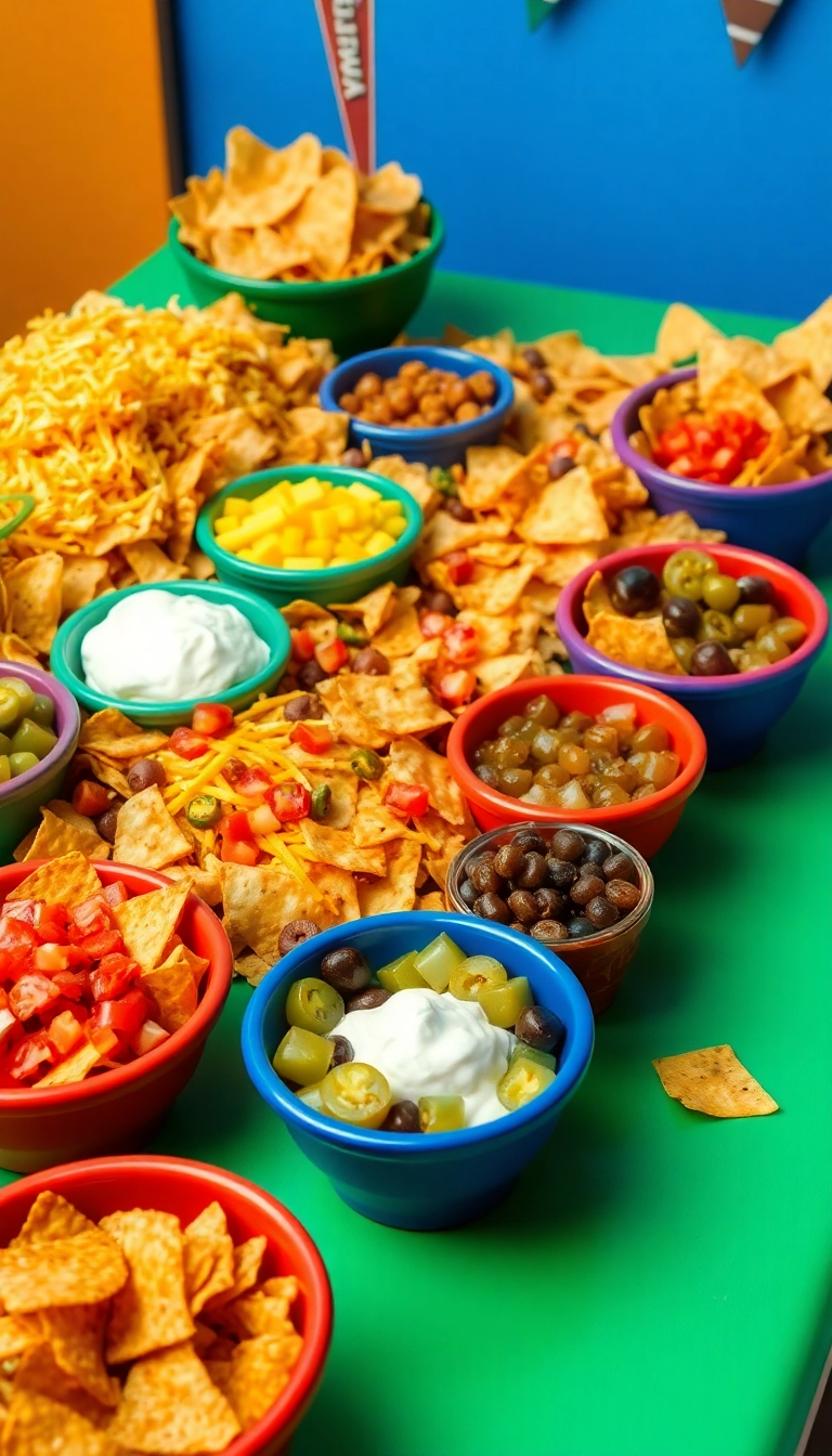 15 Epic Super Bowl Sunday Party Ideas That Will Steal the Show (You Won't Believe #7!) - 2. DIY Nacho Bar