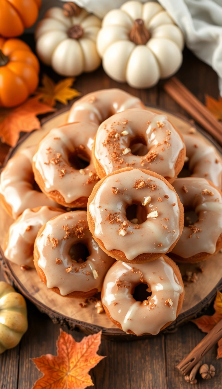 21 Fun Thanksgiving Dessert Ideas That'll Impress Your Guests (You Won't Believe #7!) - 17. Maple Glazed Donuts