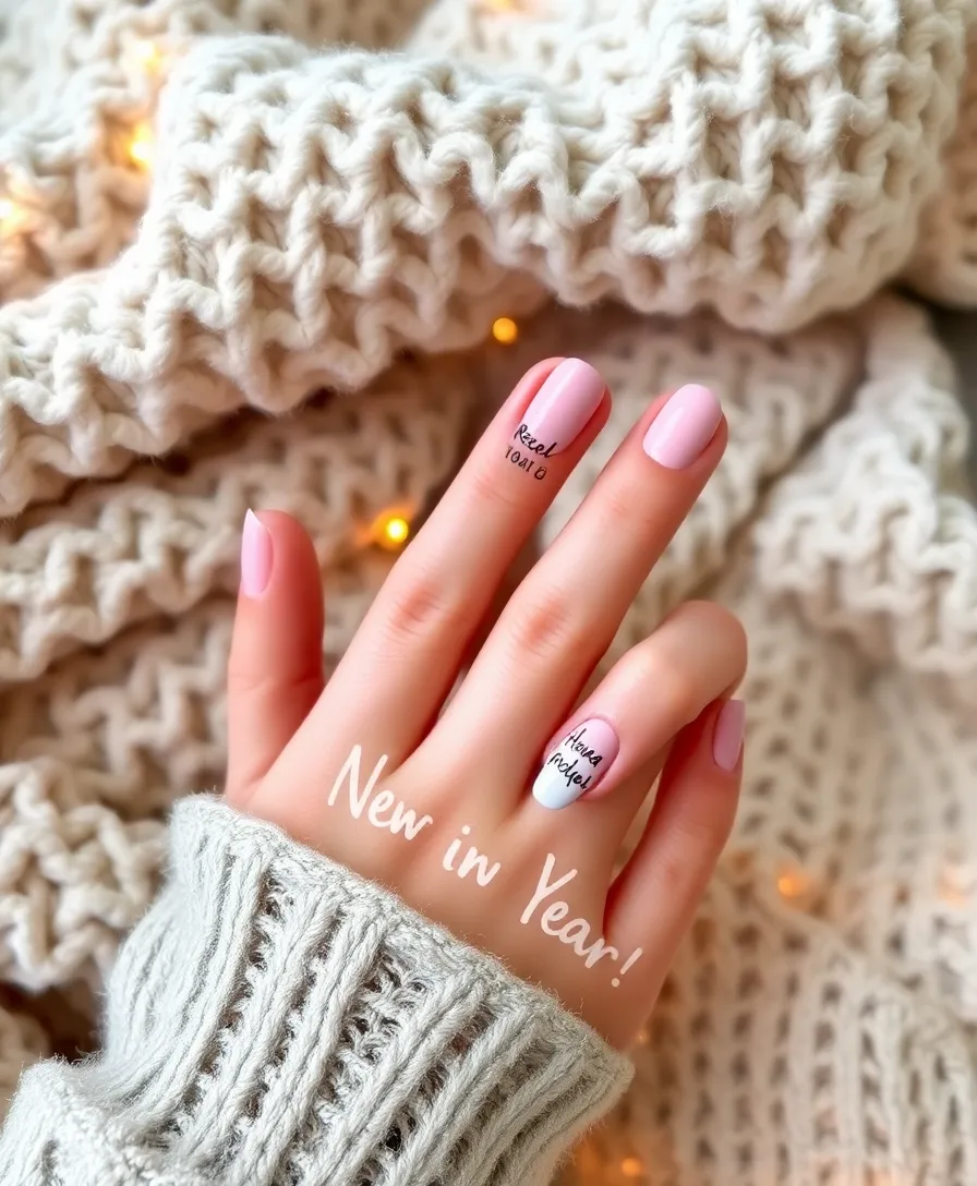 DIY New Year’s Nails: Simple Designs for Stunning Results - 15. New Year’s Wishes