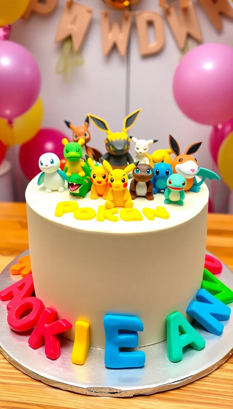 12 Must-Have Pokemon Cake Ideas for the Ultimate Themed Party (Your Guests Will Be Jealous!) - 12. Customizable Pokémon Cake