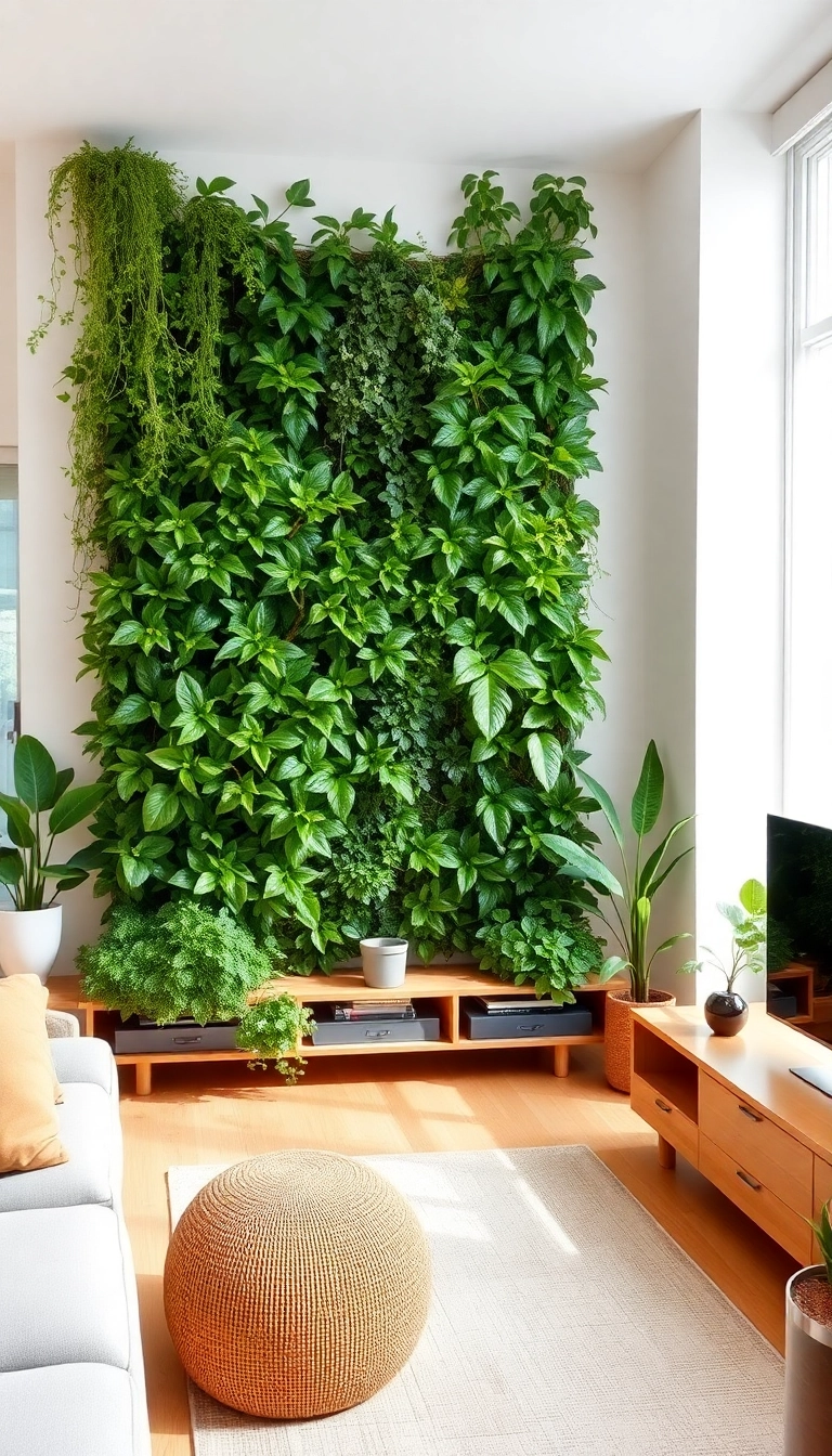 21 Genius Small Living Room Ideas That'll Transform Your Space (You Won't Believe #15!) - 6. Vertical Gardens