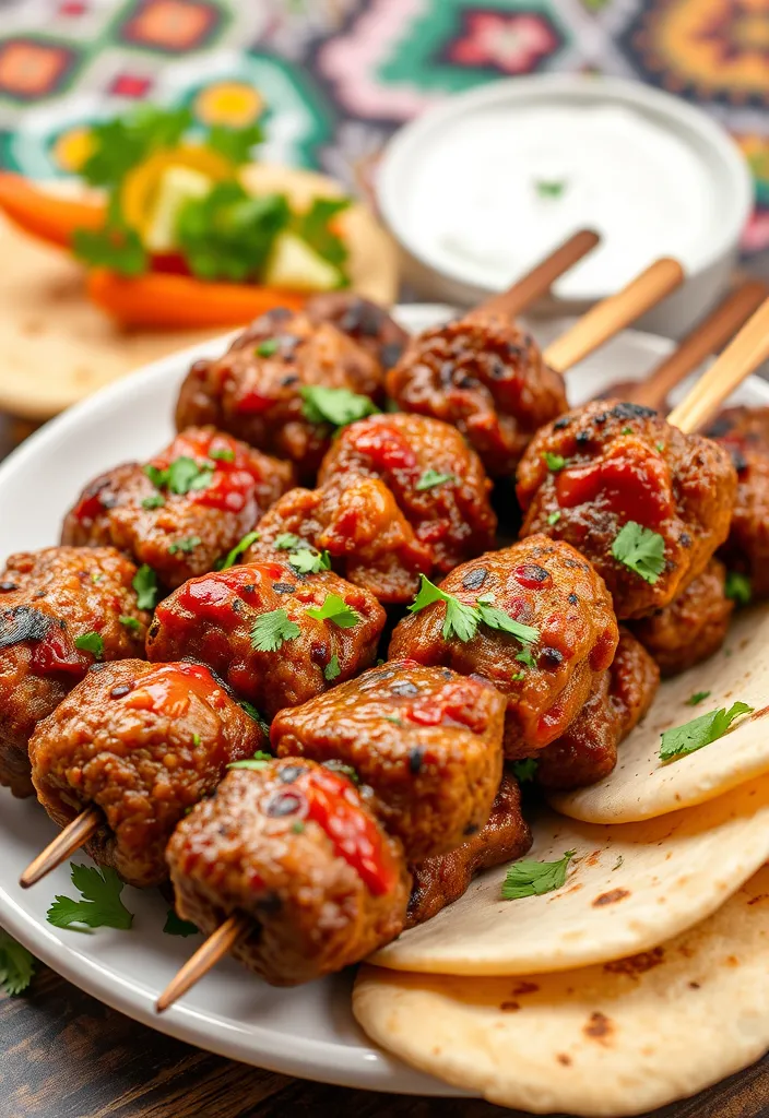 15 Mouthwatering Beef Recipes That Will Make You the Dinner Hero! - 8. Spicy Beef Kofta Kebabs