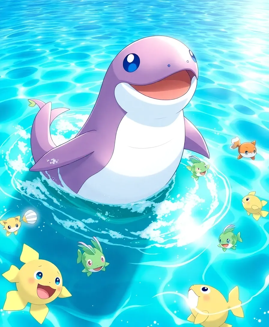 10 Adorable Pokemon Wallpapers For Every Fan (You Won't Believe #7!) - 11. Whimsical Wailord Waves