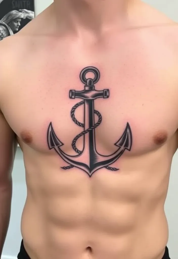 20 Stunning Chest Tattoos for Men That Will Turn Heads (You Won't Believe #15!) - 6. Symbolic Designs