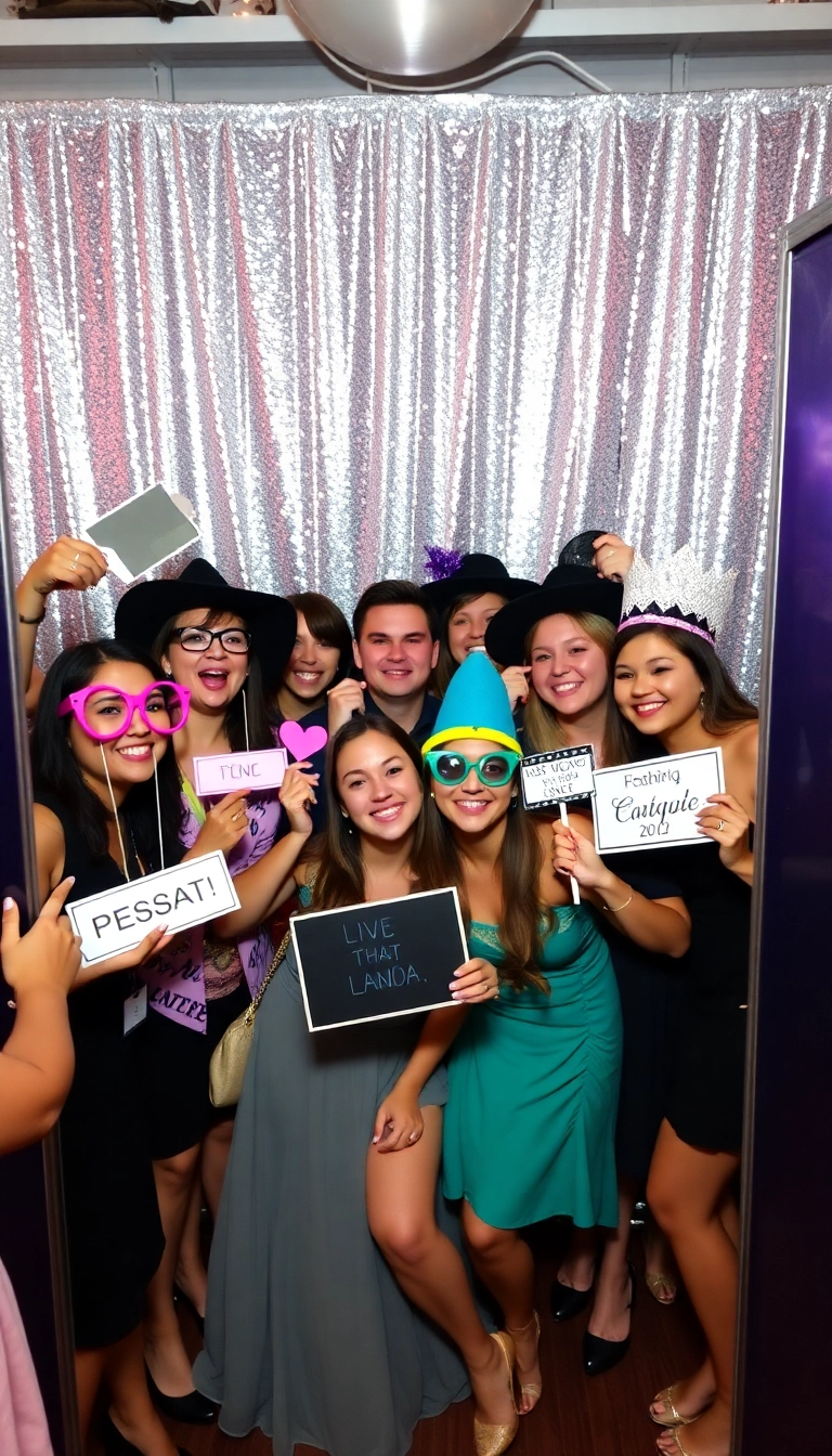 21 Fun Ideas to Make Your New Year’s Day Party Unforgettable! - 4. Photo Booth Fun