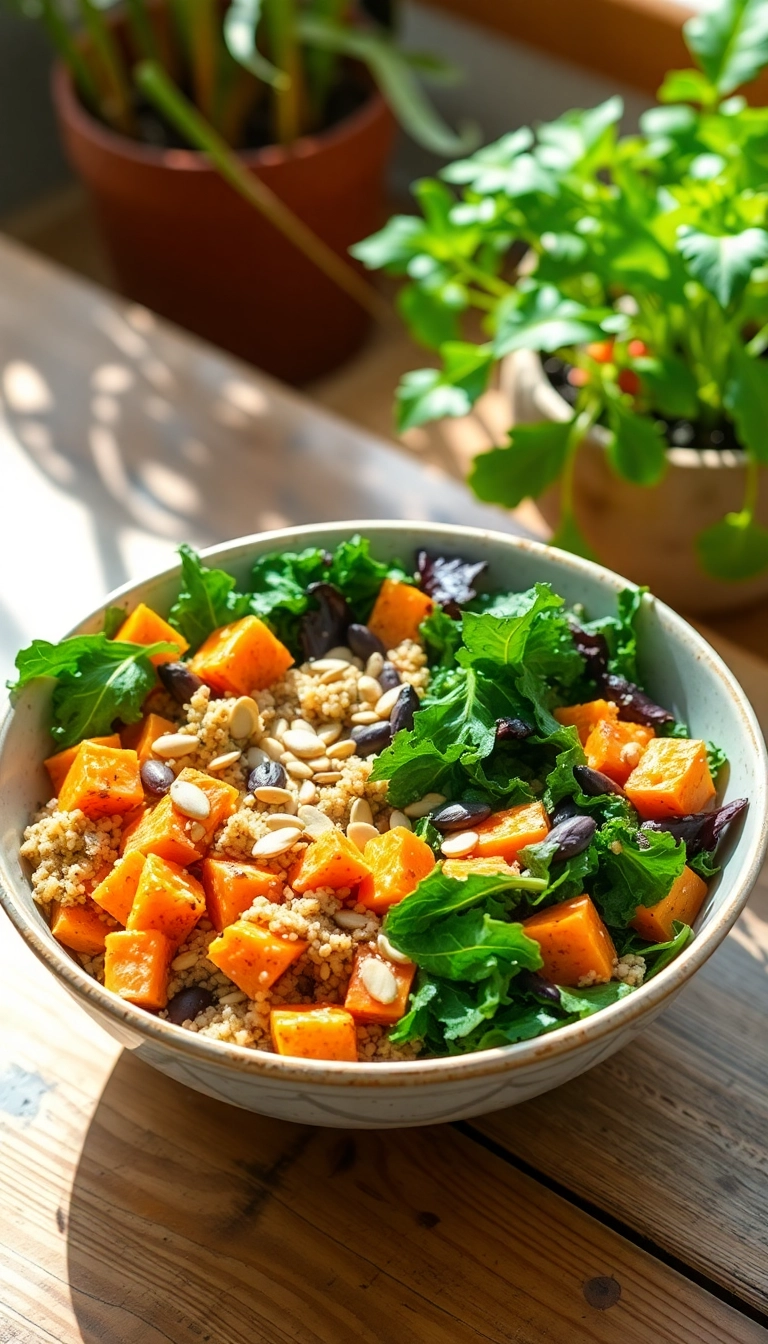 21 Healthy Winter Meals That’ll Warm Your Soul (And Your Kitchen!) - 12. Quinoa and Kale Bowl