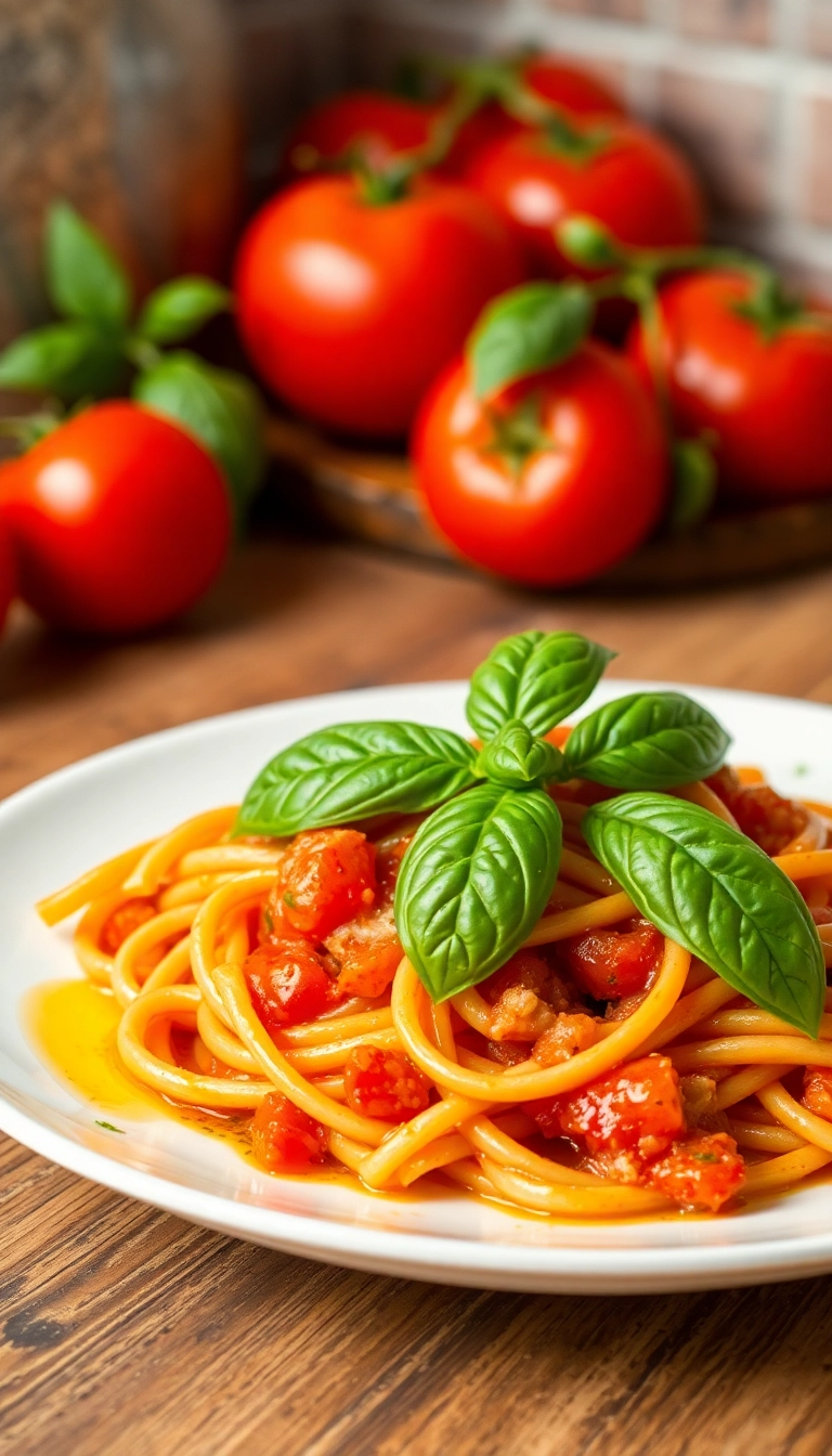 19 Cozy Dinner Ideas That'll Warm Your Heart and Home! - 13. Tomato Basil Pasta