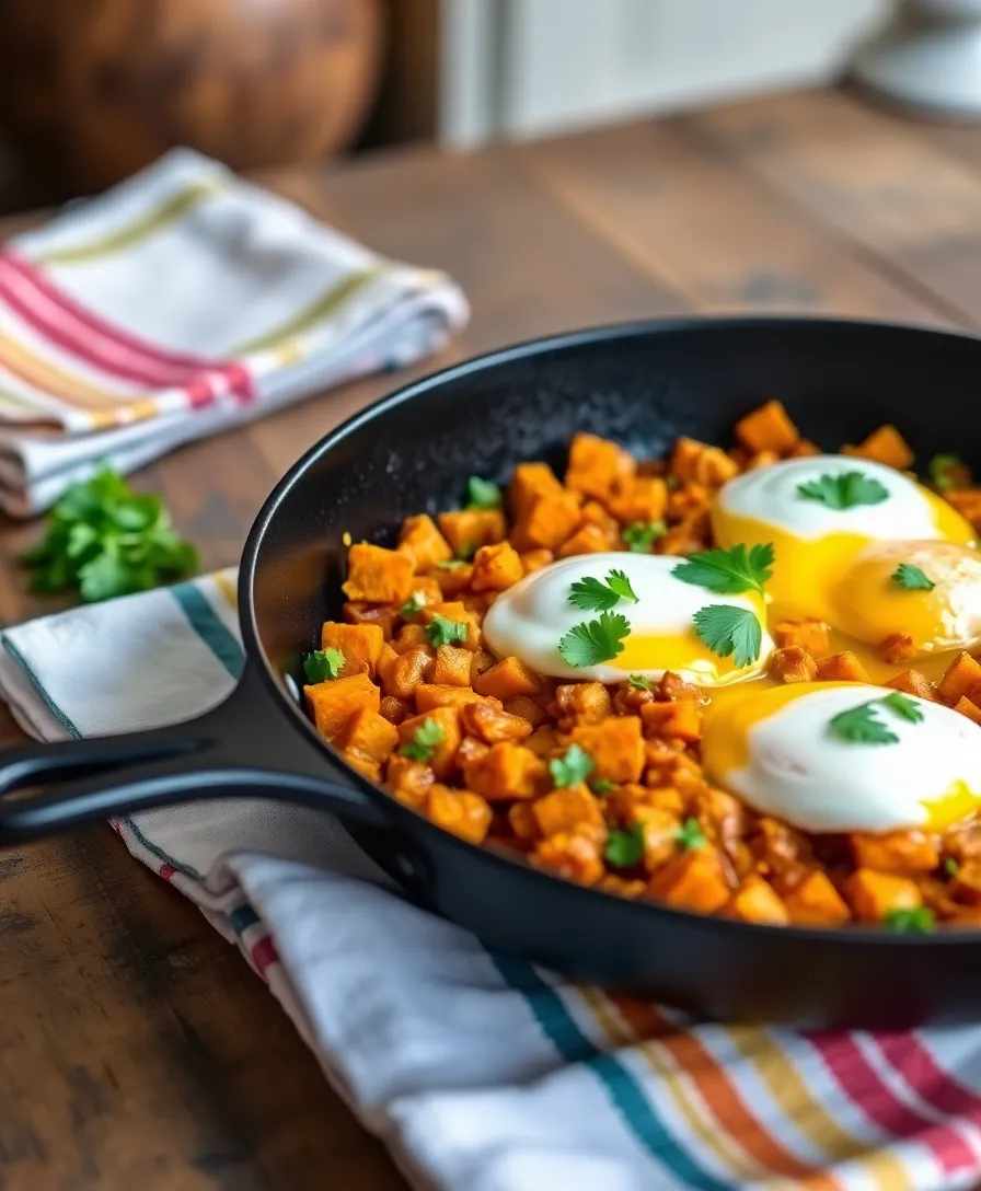 20 Breakfast Ideas That Will Change Your Morning Game (You Won’t Want to Skip #9!) - 3. Sweet Potato Hash with Eggs