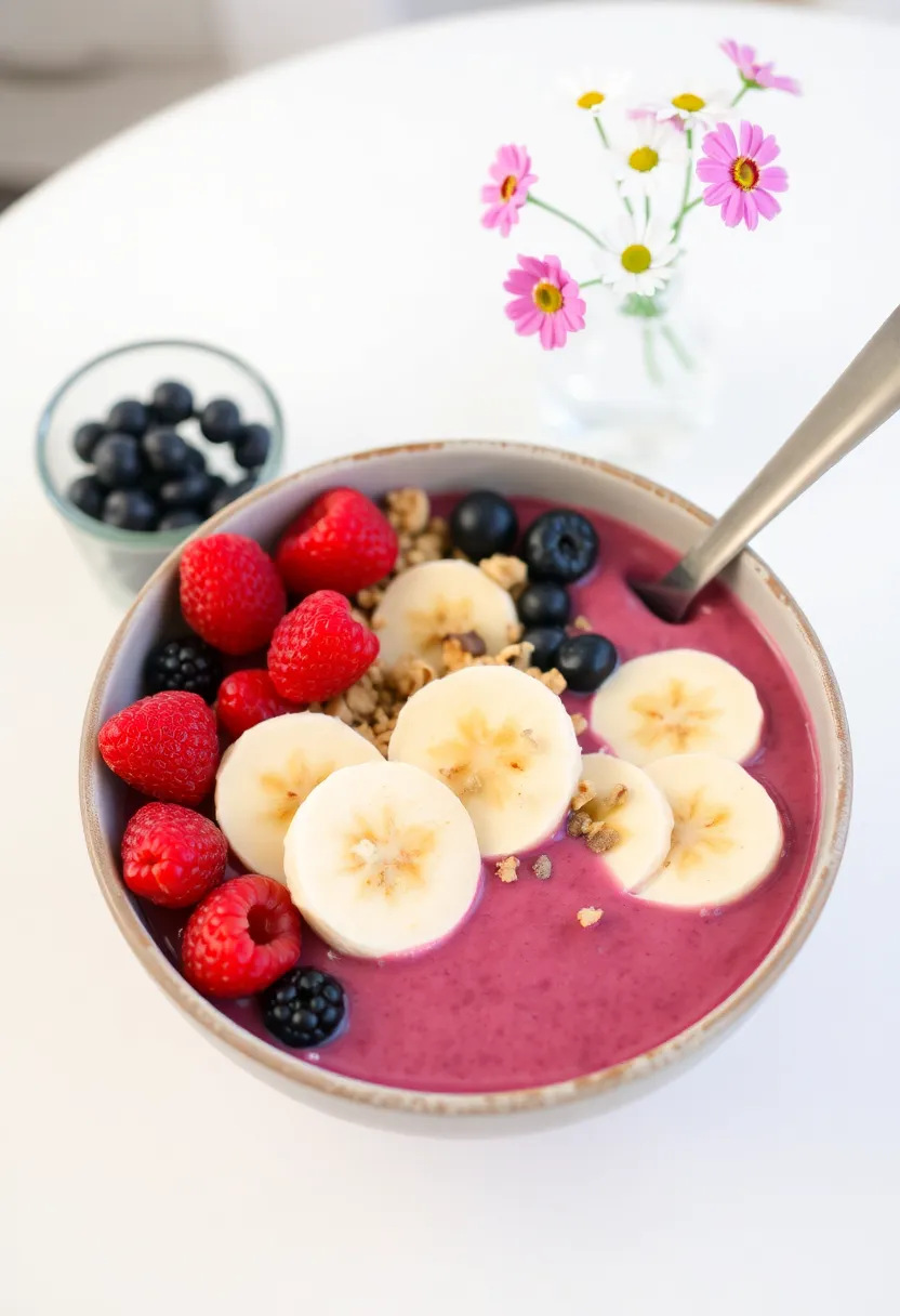 20 Self-Care Snack Recipe Ideas That Are So Delicious You Won't Want to Share! - 12. Berry Smoothie Bowl