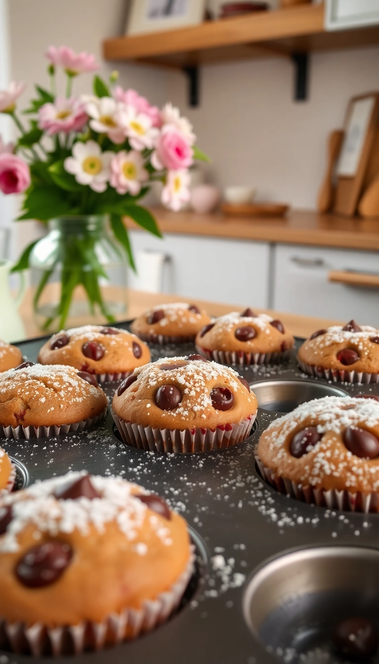 19 Cozy Dinner Ideas That'll Warm Your Heart and Home! - 19. Raspberry Chocolate Chip Muffins