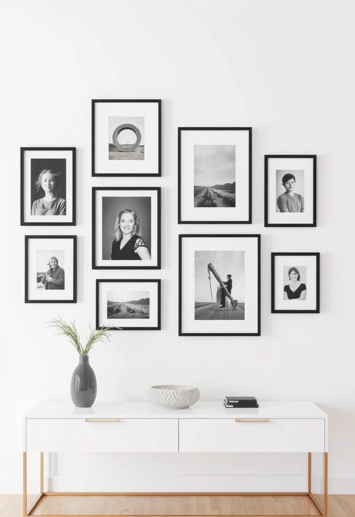 12 Minimalist Home Hacks to Simplify Your Life (and Look Amazing While You’re At It!) - 4. Create a Minimalist Gallery Wall