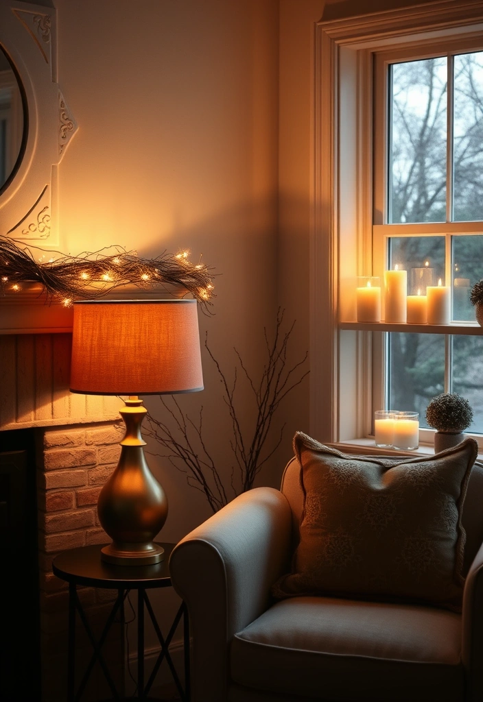 10 Cozy Winter Decor Ideas to Transform Your California Home into a Warm Retreat! - 2. Warm Lighting Accents