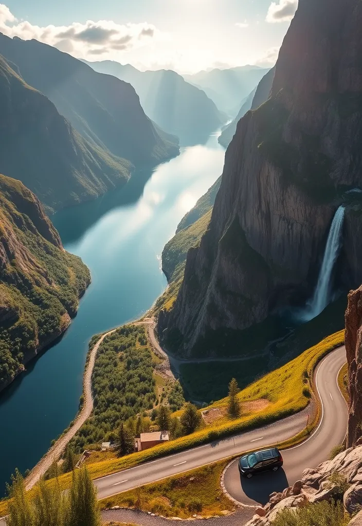 Hit the Road: 11 Scenic Routes for the Ultimate European Summer Aesthetic Road Trip! - 5. The Norwegian Fjords, Norway