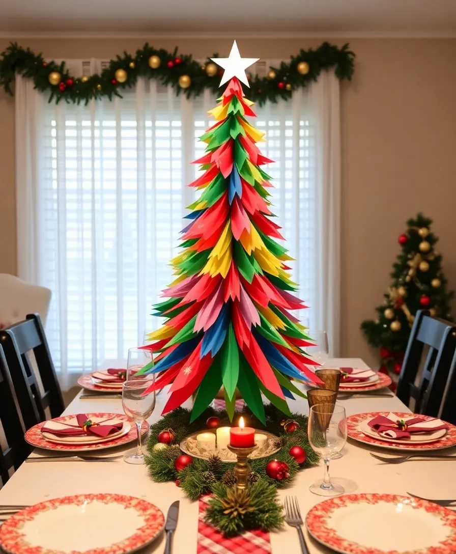 20 Festive Christmas Crafts You Can Make with the Kids (Get Inspired by #9!) - 15. DIY Christmas Tree Centerpiece