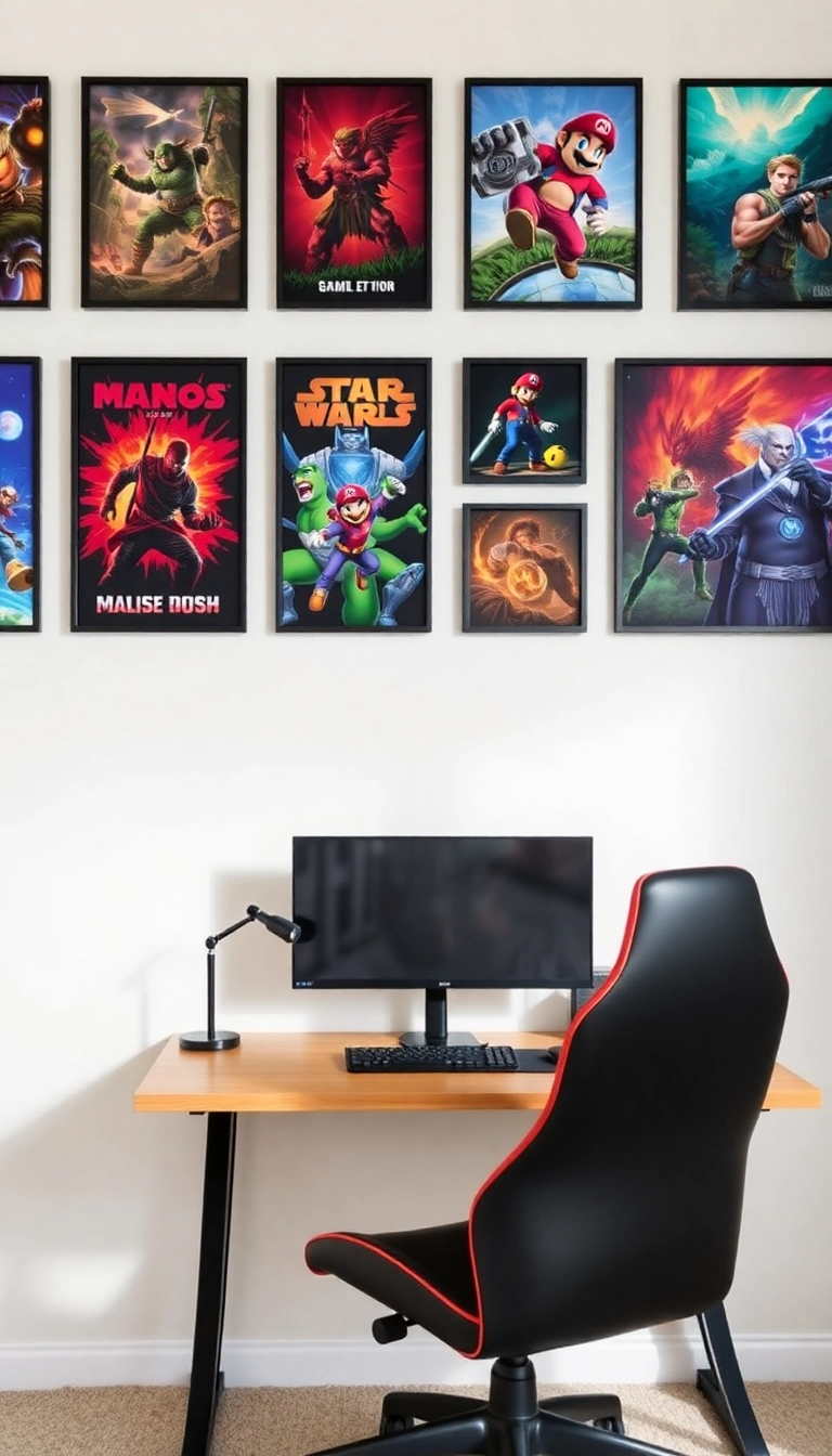 25 Must-Have Gaming Accessories That Every Gamer Needs (You Won't Believe #12!) - 17. Game-themed Wall Art