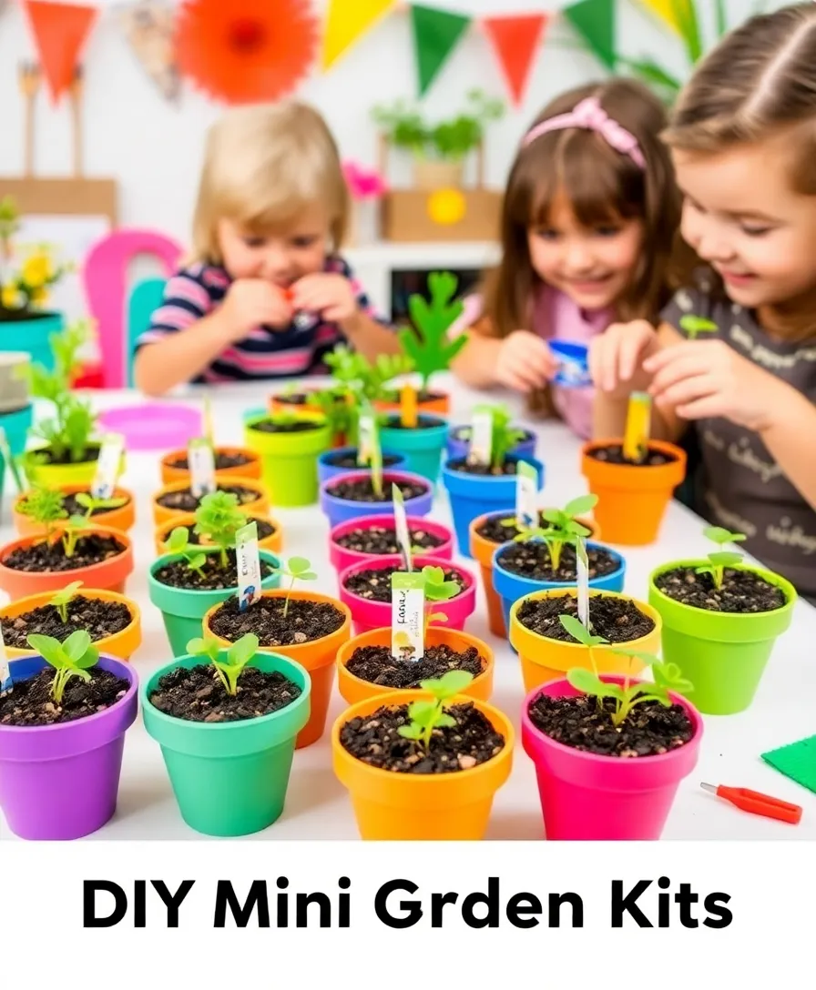 25 Adorable DIY Christmas Gifts for Kids That They'll Treasure Forever! - 19. DIY Mini Garden Kit