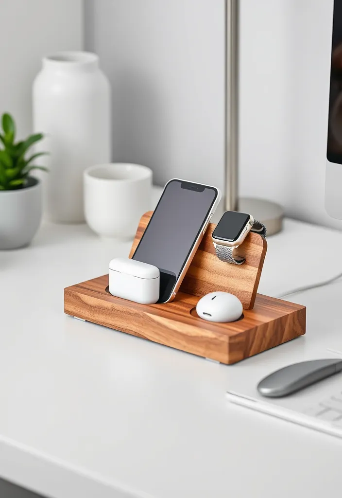 14 Cool Tech Valentine's Gifts for Your Boyfriend That Are Totally Next Level! - 11. Personalized Charging Station: Unique and Practical