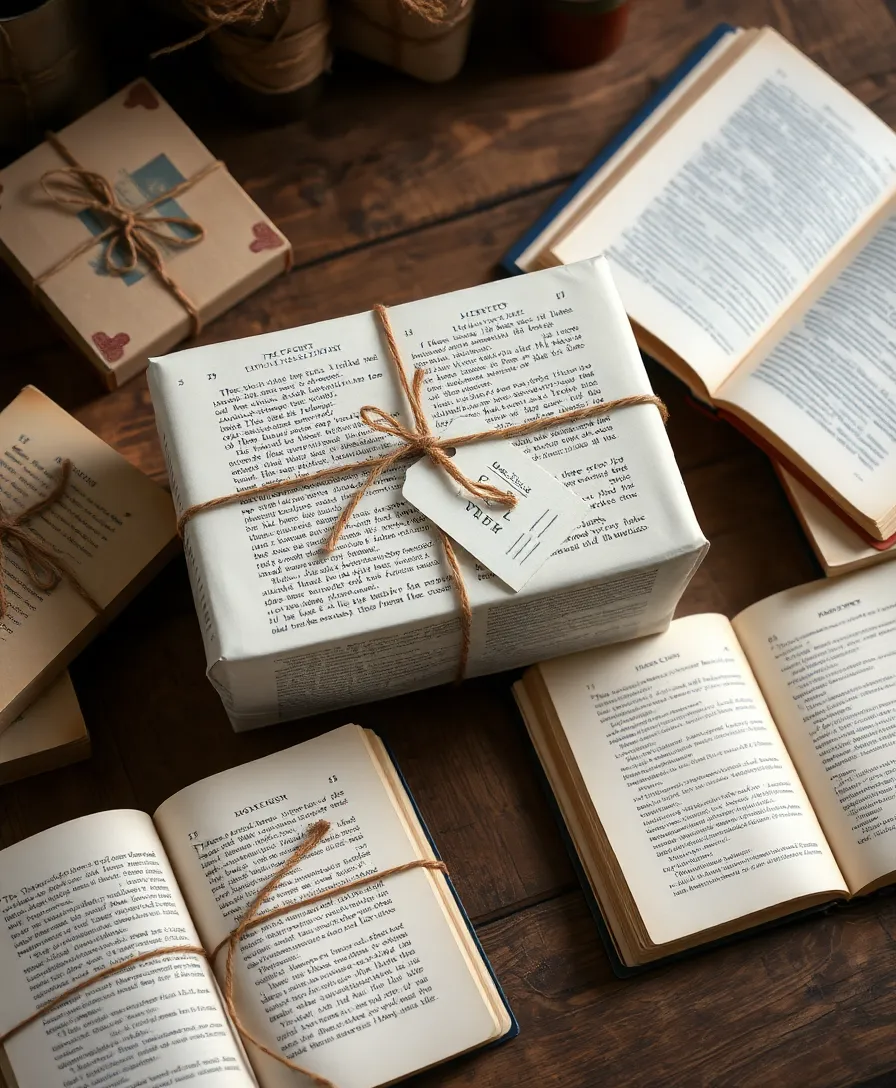 15 Amazing DIY Projects You Can Create with Old Books (You Won't Believe #8!) - 5. Bookish Gift Wrap