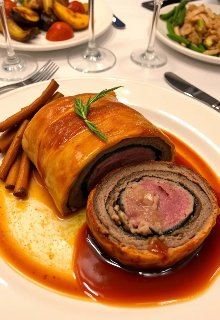 15 Romantic Valentine's Day Dinner Ideas That Will Melt Your Heart (Number 7 Is a Must-Try!) - 10. Beef Wellington with Mushroom Duxelles