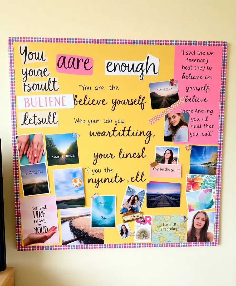 Unlock Your Dreams: 15 Vision Board Ideas That Will Transform Your Life! - 4. The Affirmation Board