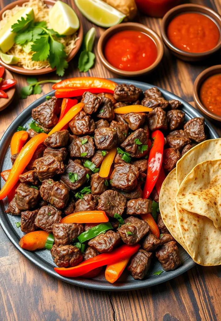 15 Mouthwatering Beef Recipes That Will Make You the Dinner Hero! - 10. Beef Fajitas