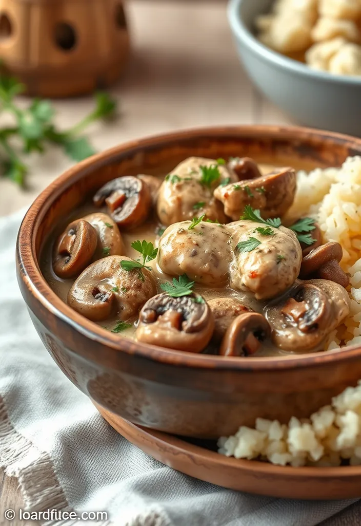 10 One-Pan Chicken Recipes That'll Make You Love Cooking Again (#7 Is a Game-Changer!) - 3. Creamy Mushroom Chicken