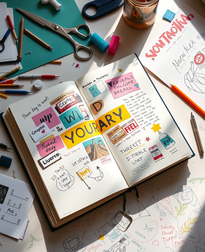 11 Mindfulness Journaling Activities That Will Spark Your Self-Discovery Journey (#4 Is a Game-Changer!) - 6. Vision Board Journaling: Manifesting Your Dreams