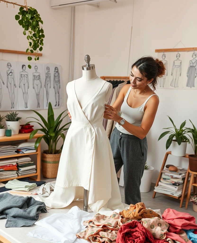 10 Solar Punk Fashion Trends You Didn't Know You Needed (Get Ready to Shine!) - 5. Zero-Waste Fashion