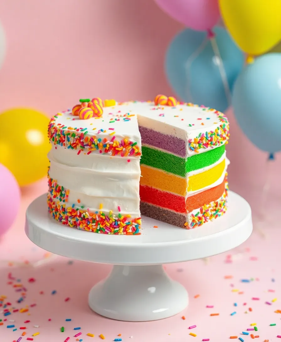 18 Showstopper Delicacy Desserts Perfect for Your Next Celebration (Everyone Will Be Asking for the Recipe!) - 1. Rainbow Layer Cake