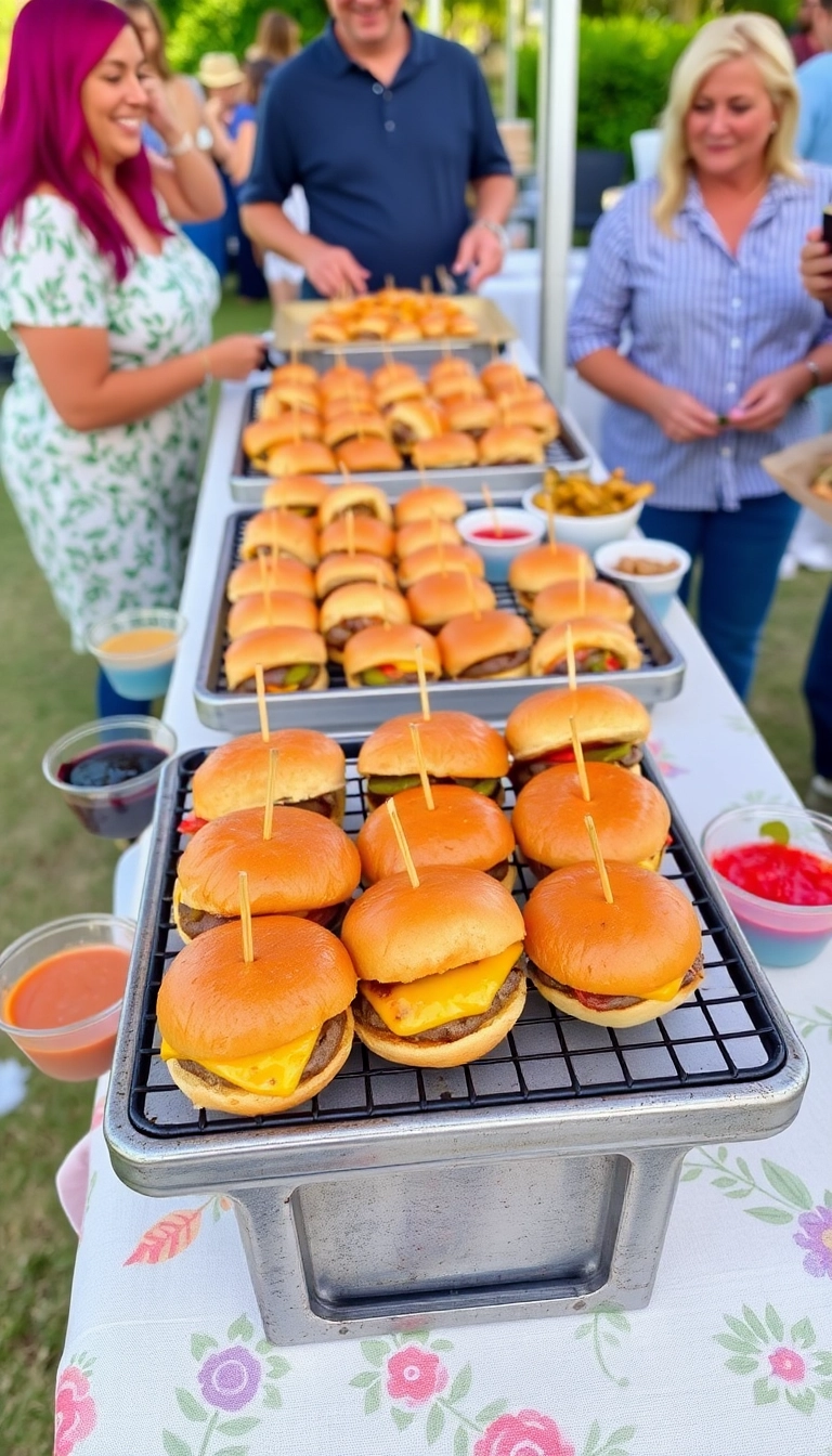 15 Epic Super Bowl Sunday Party Ideas That Will Steal the Show (You Won't Believe #7!) - 11. Grilled Sliders Station