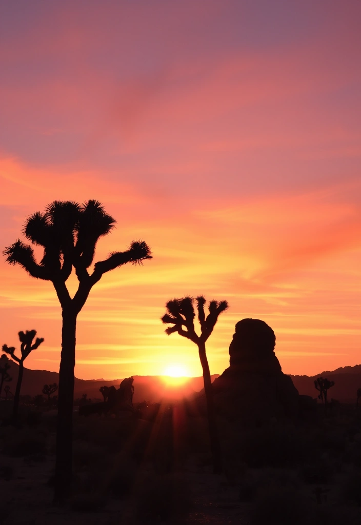 The Best National Parks for Every Season: Your Go-To Travel Guide! - Summer Sunsets: Joshua Tree National Park