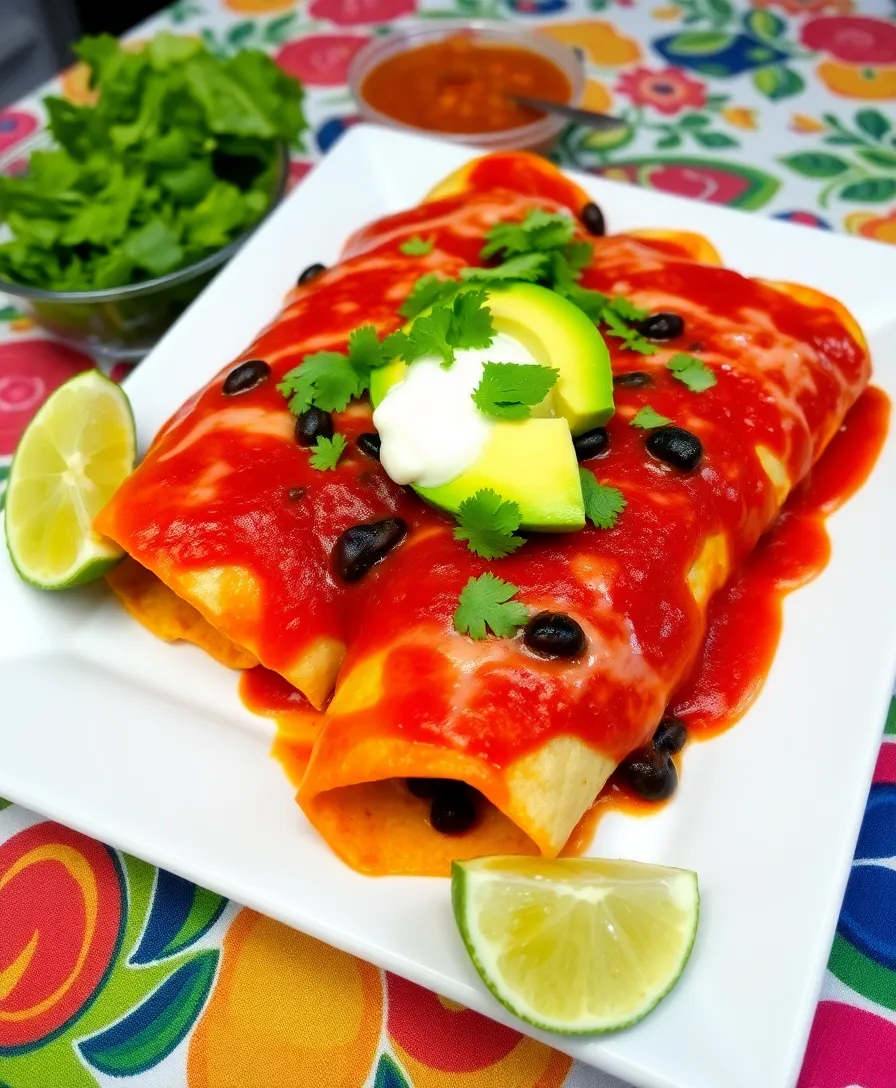 13 Homemade Delicacy Foods That Will Make You Feel Like a Master Chef! (Try #5 Tonight!) - 10. Sweet Potato and Black Bean Enchiladas