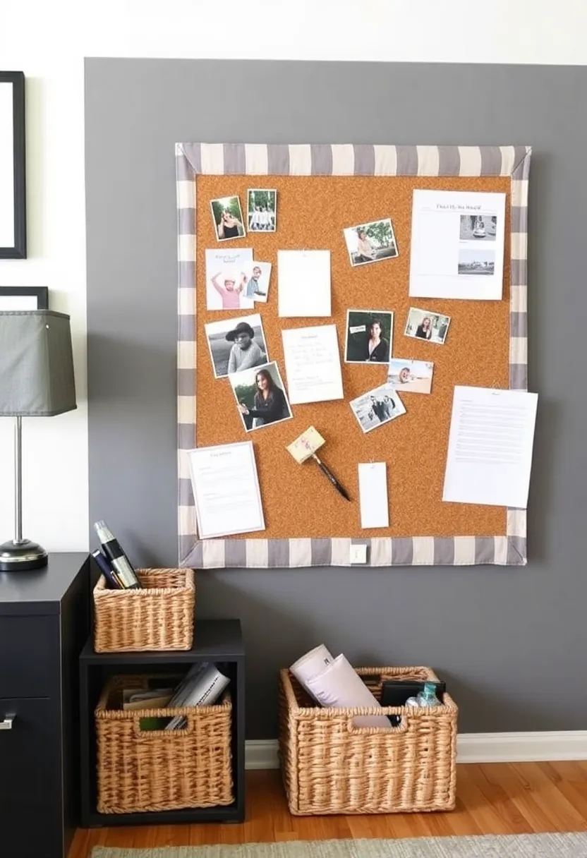 14 Brilliant Craft Ideas to Organize Your Home Like a Pro (You’ll Love #6!) - 8. DIY Cork Board Organizer