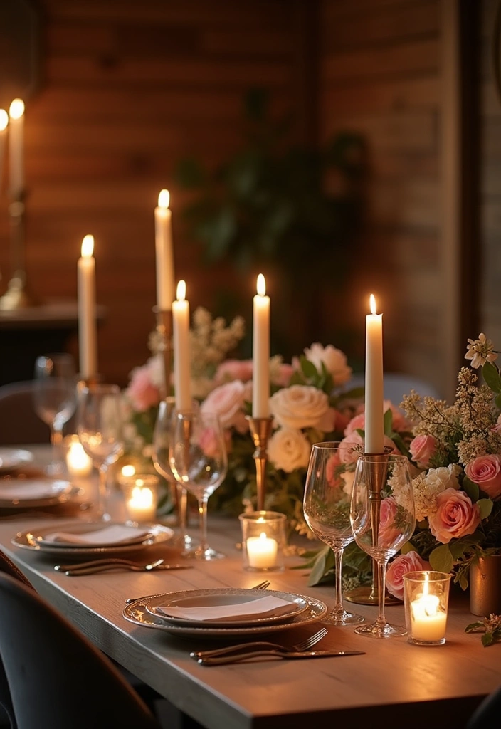 15 Stunning Wedding Decor Ideas That Look Expensive But Aren't! - 1. Elegant Candle Centerpieces