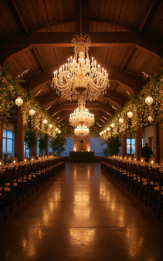 Explore 100 Wedding Decoration Ideas That Will Make Your Dream Day Come True! - 10. Elegant Lighting Fixtures