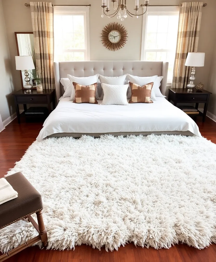 25 Amazing Bedroom Transformations Under $200 (Number 9 Will Blow Your Mind!) - 8. Stylish Rugs for Comfort