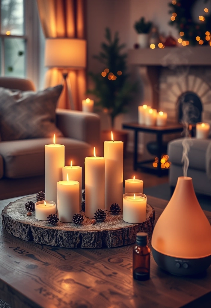 10 Cozy Winter Decor Ideas to Transform Your California Home into a Warm Retreat! - 7. Scented Candles and Aromatherapy