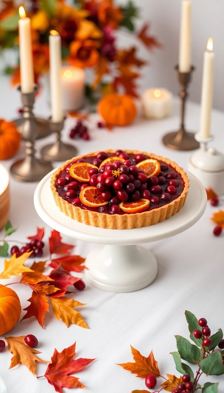 21 Fun Thanksgiving Dessert Ideas That'll Impress Your Guests (You Won't Believe #7!) - 3. Cranberry Orange Tart