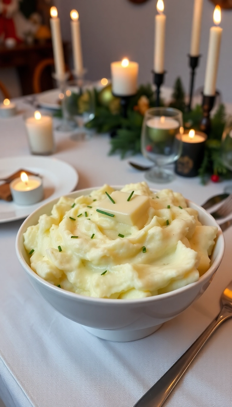 20 Delicious Christmas Eve Dinner Ideas to Impress Your Guests (You Won't Believe #12!) - 4. Creamy Garlic Mashed Potatoes